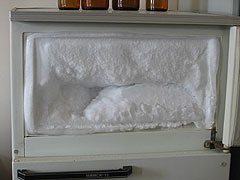 разморозка старого холодильника